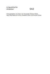 Downloadable PDF :  (Nicht-)kanonische Nebensätze im Deutschen 1st Edition Synchrone und diachrone Aspekte